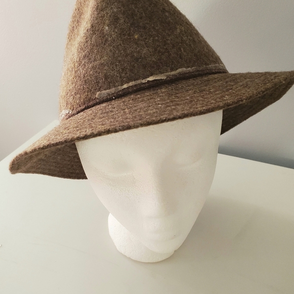 Men's Totes Vintage Brown Wool Hat - Picture 2 of 6